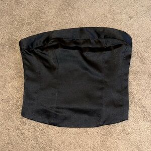 WILD FABLE Black Silk Crop Top - Size XS / LIKE NEW! (From Target)